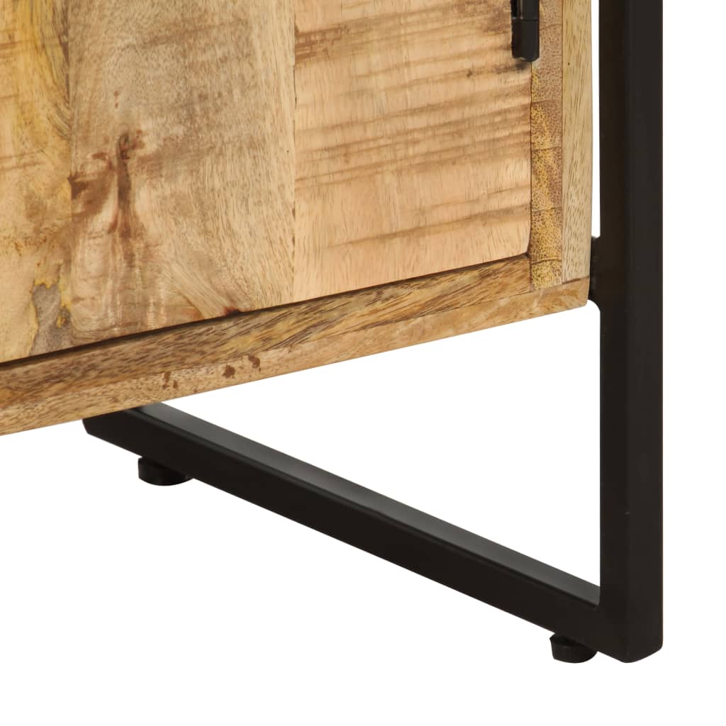 Bücherregal 4 Ebenen 124x30x180 cm Altholz Massiv