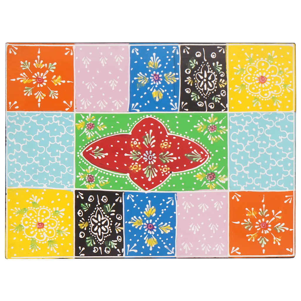 Aufbewahrungsbox Mehrfarbig 60 x 40 x 40 cm Massivholz Mango