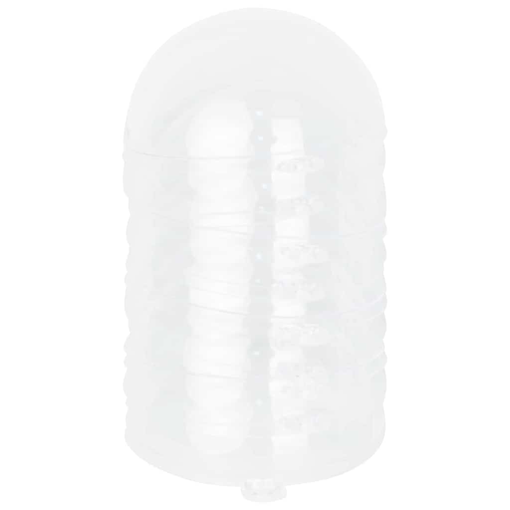 Weihnachtskugel-Set 50 pcs Transparent Ø 5 cm Kunststoff