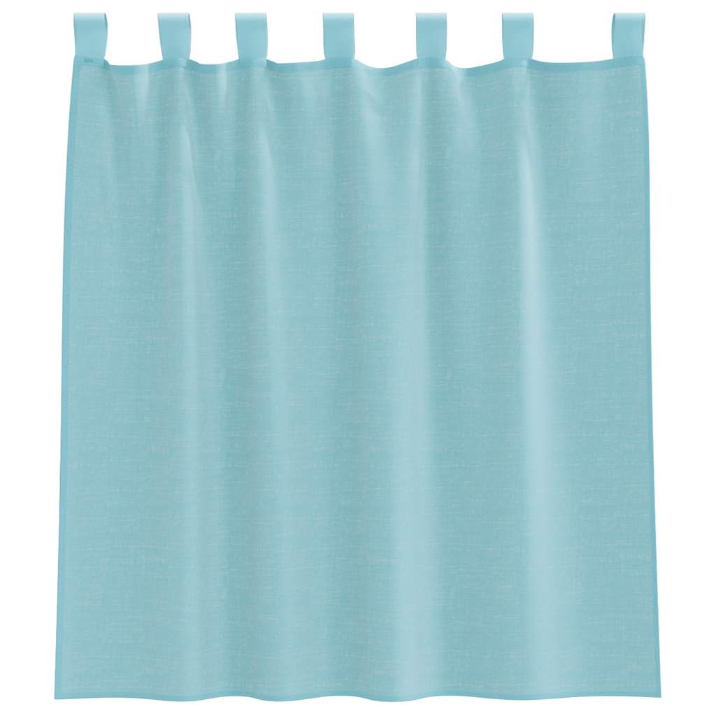 Voile Vorhänge mit Ösen 2 Stk. Apfelgrün 140x140 cm