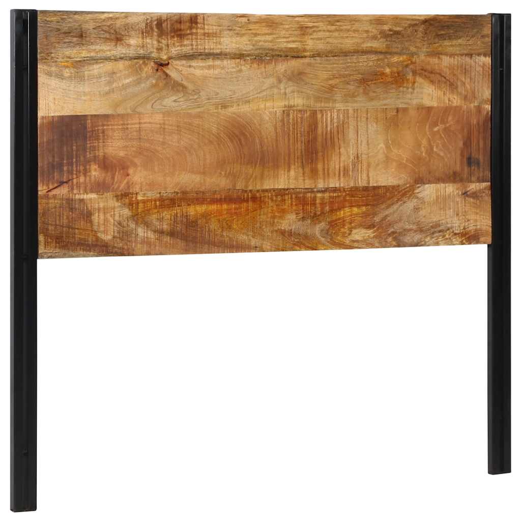 Kopfteil 100 cm Massivholz Mango und Eisen