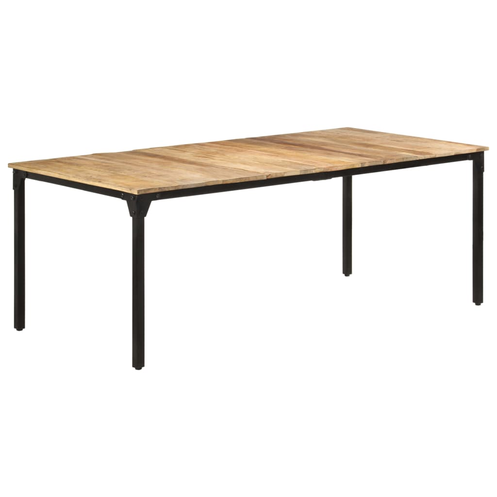 Esstisch 140x70x76 cm Raues Mangoholz