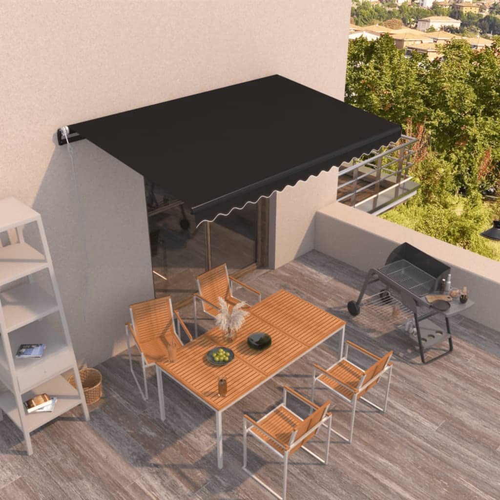 Markise Automatisch Einziehbar 350x250 cm Creme