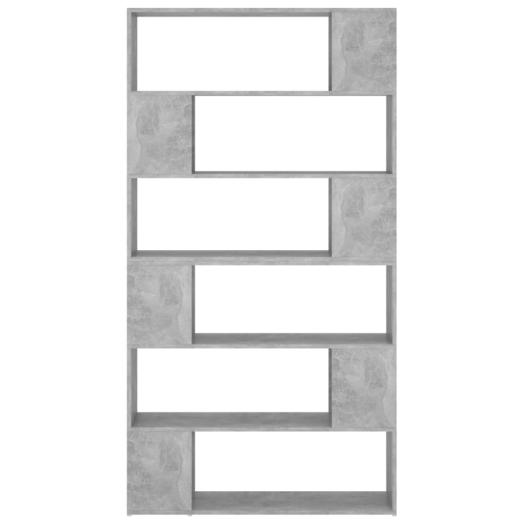 Bücherregal Raumteiler Weiß 100x24x188 cm