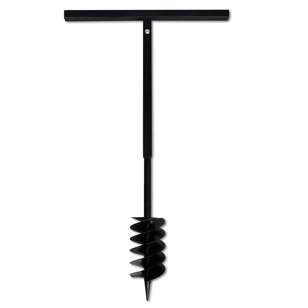 Erdbohrer mit Griff 100 mm Verlängerungsrohr 9 m