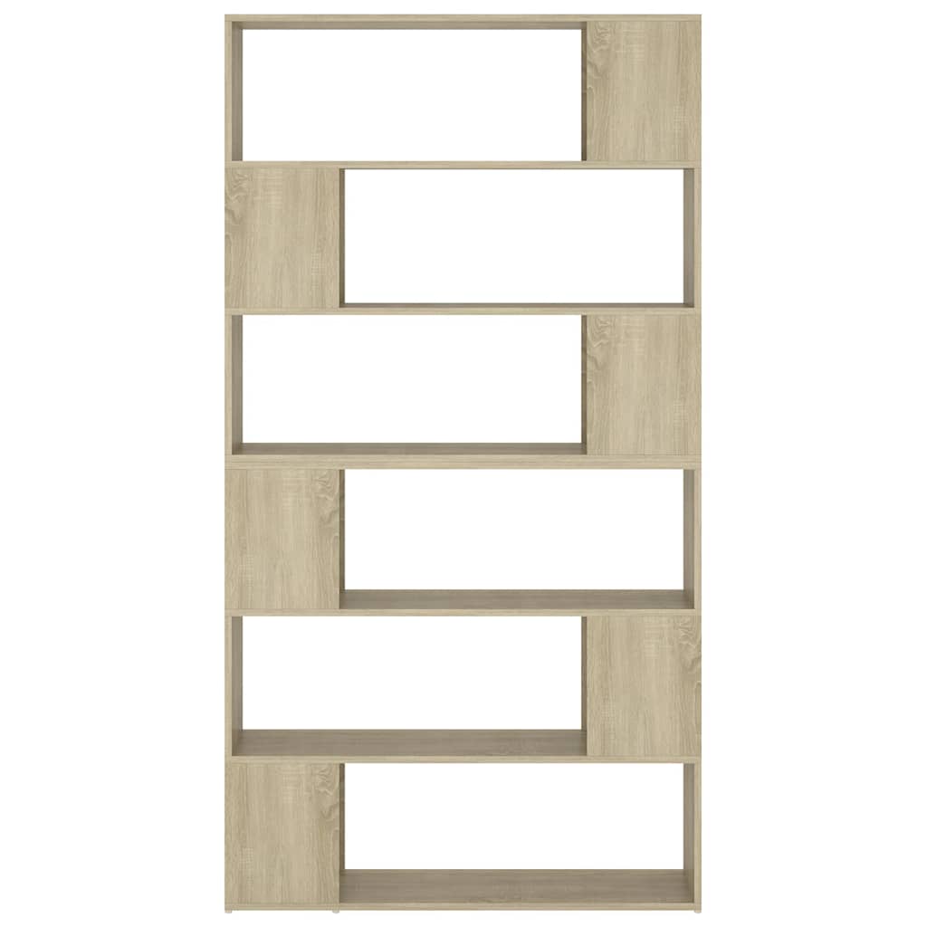 Bücherregal Raumteiler Weiß 100x24x188 cm
