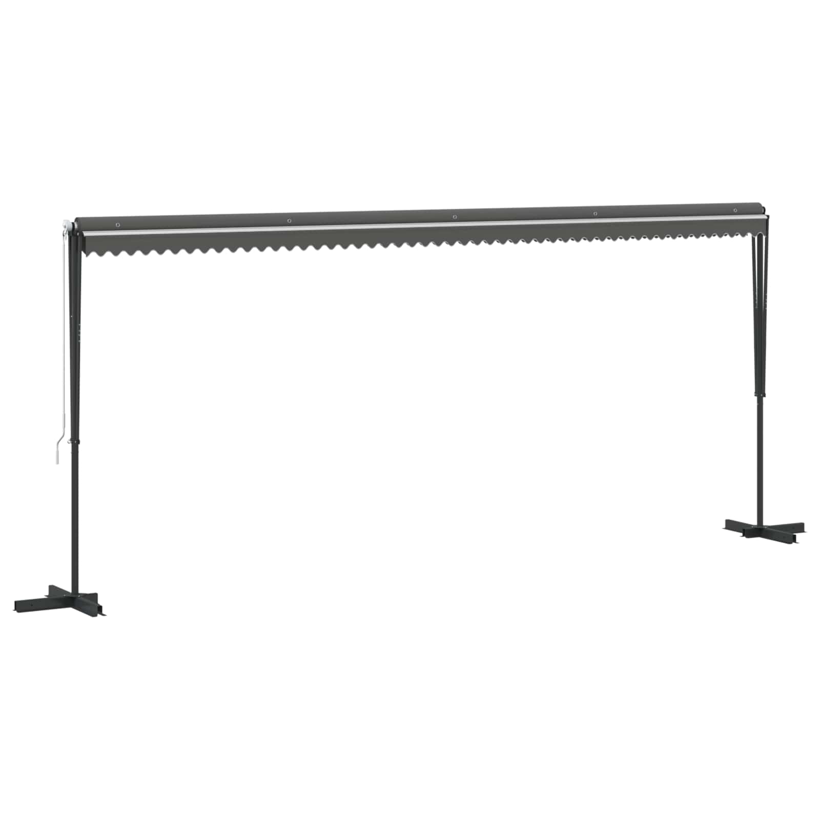 Freistehende Markise 400x300 cm Anthrazit