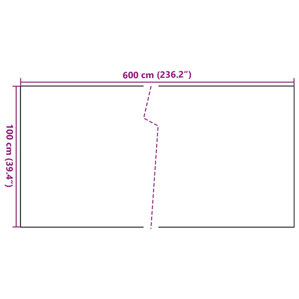 Balkon-Sichtschutz Anthrazit 300x90 cm Poly Rattan