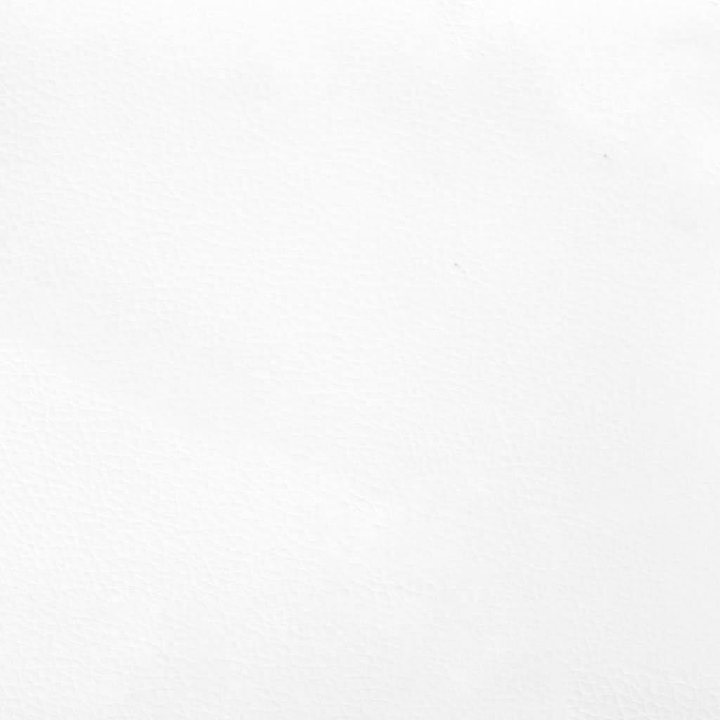 Kopfteil mit Ohren Creme 83x16x78/88 cm Kunstleder