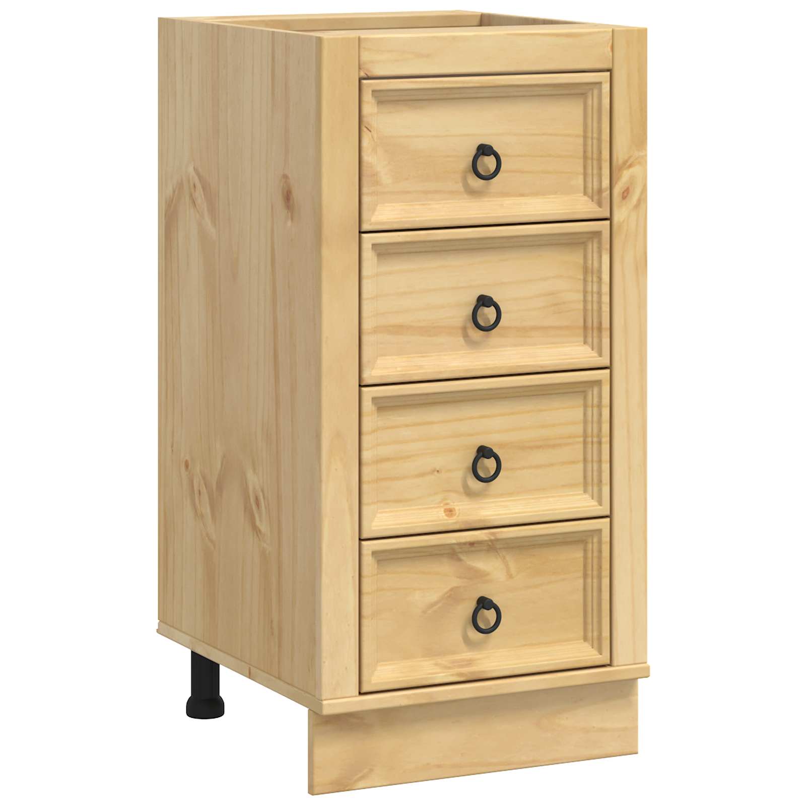Schrank SKI Honigbraun 60 x 46 x 81,5 cm Massives Kiefernholz