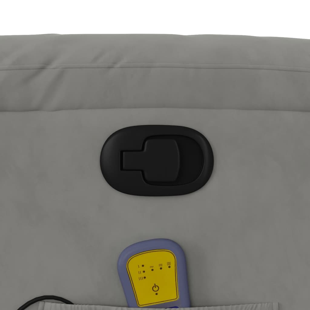 Relaxsessel Elektrisch Braun Mikrofasergewebe