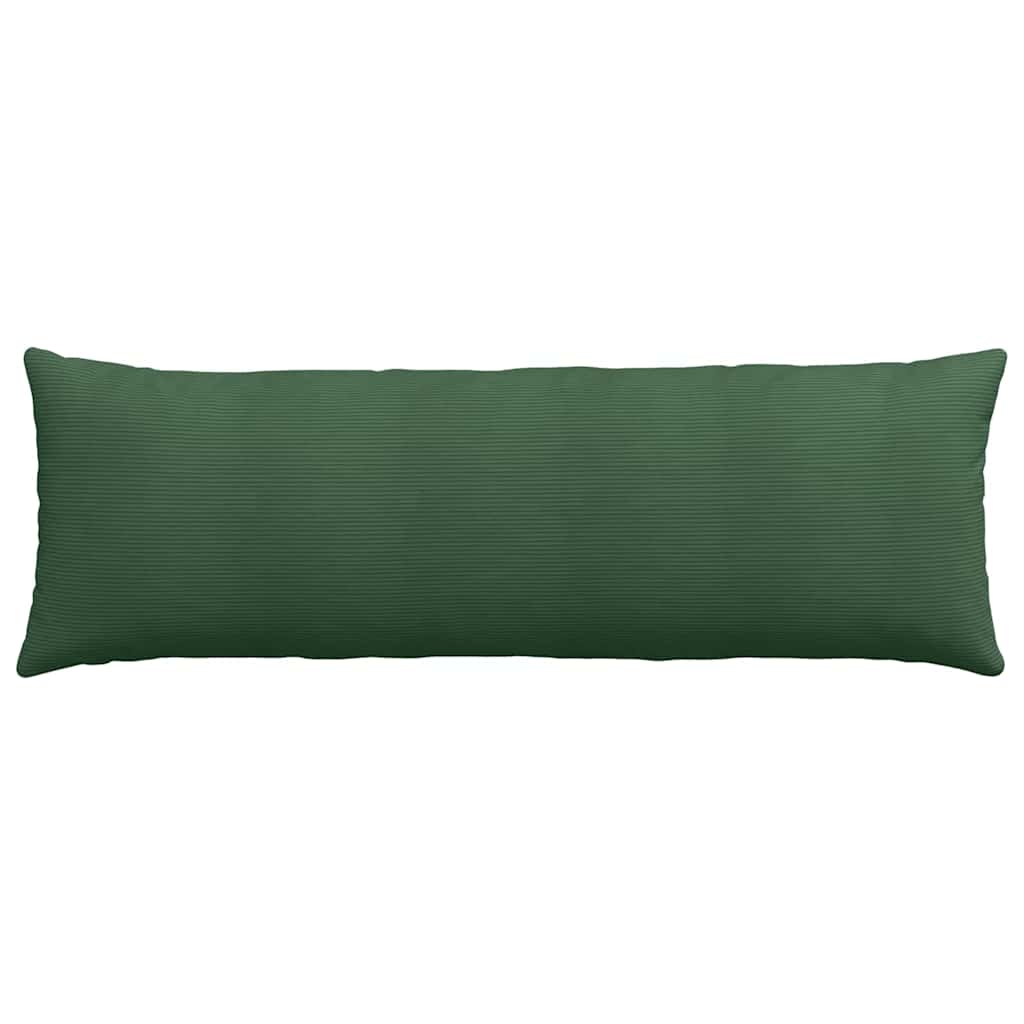 Sofakissen 2 Stück Hellgrau 50 x 30 cm Cordstoff