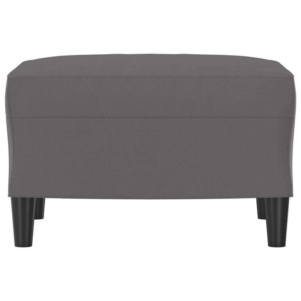 Fußhocker Schwarz 60x50x41 cm Kunstleder