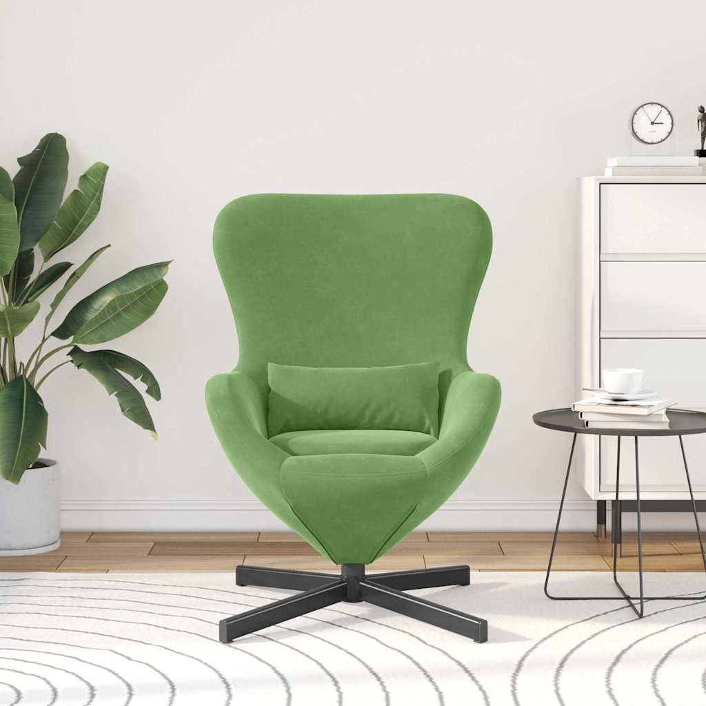 Eiersessel Blau 63 x 73 x 90 cm Samt