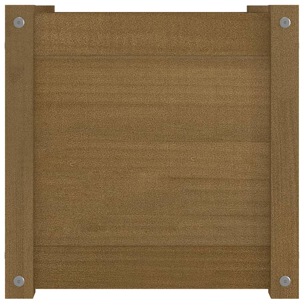 Pflanzkübel 2 Stk. 40x40x40 cm Massivholz Kiefer