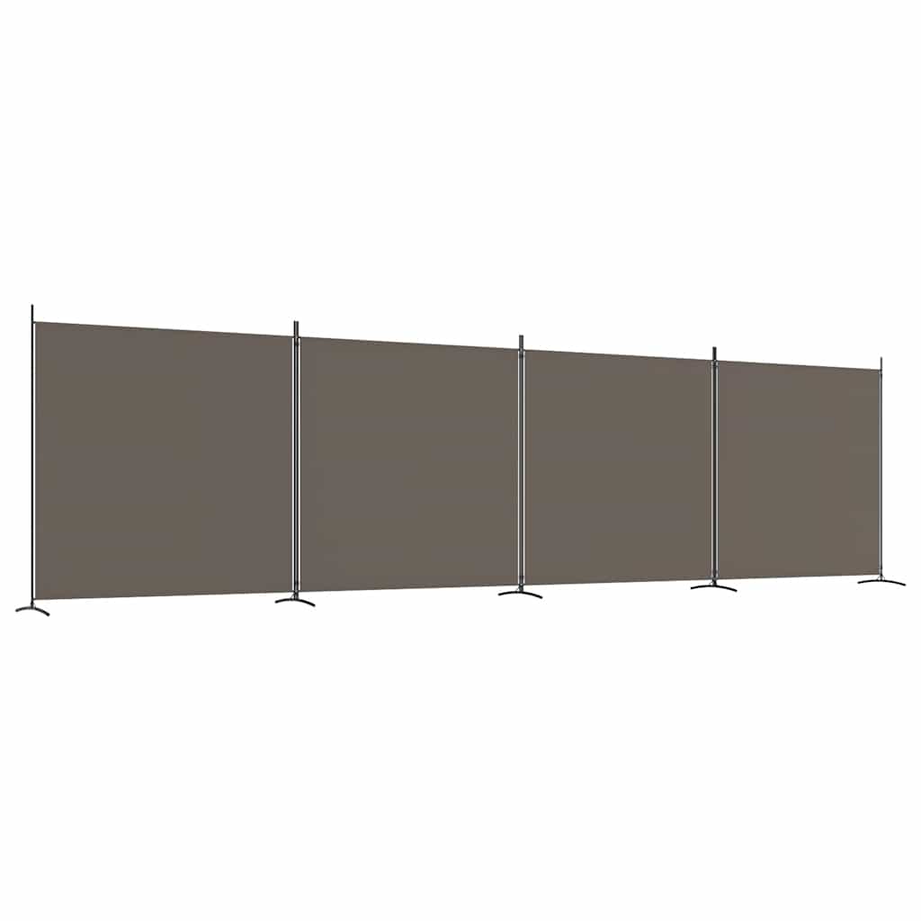 Einzel Panel Raumteiler Beige 175 x 180 cm Stoff