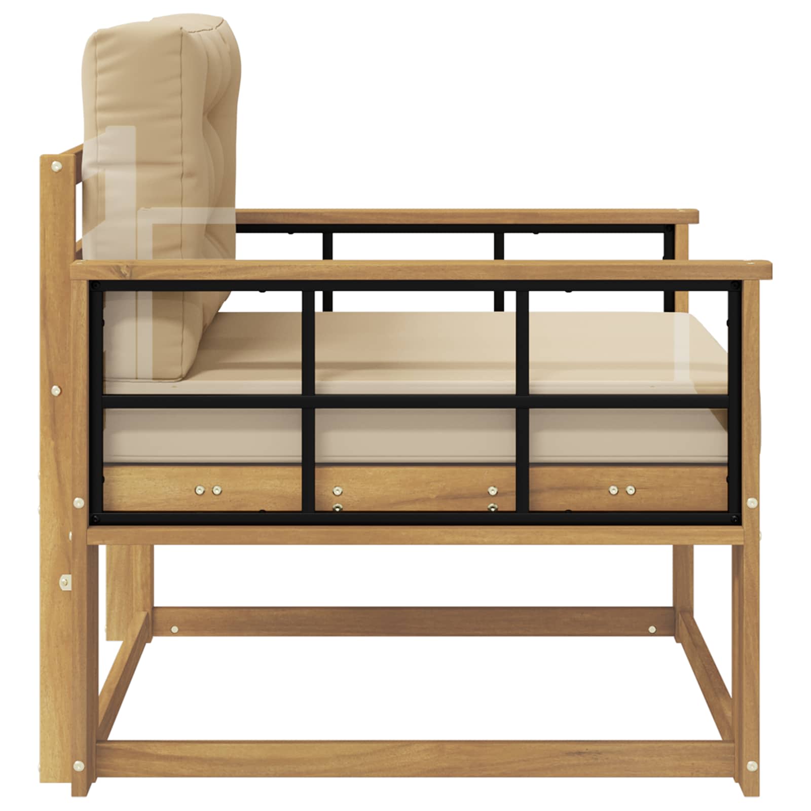 Outdoor Mittelsofa Natur
