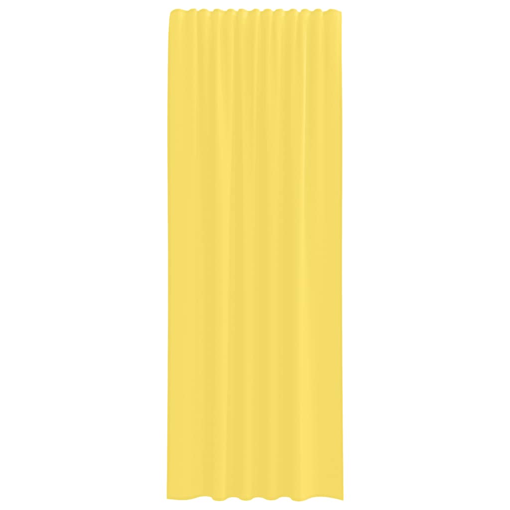 Voile Vorhänge mit Ösen 2 Stk. Apfelgrün 140x140 cm