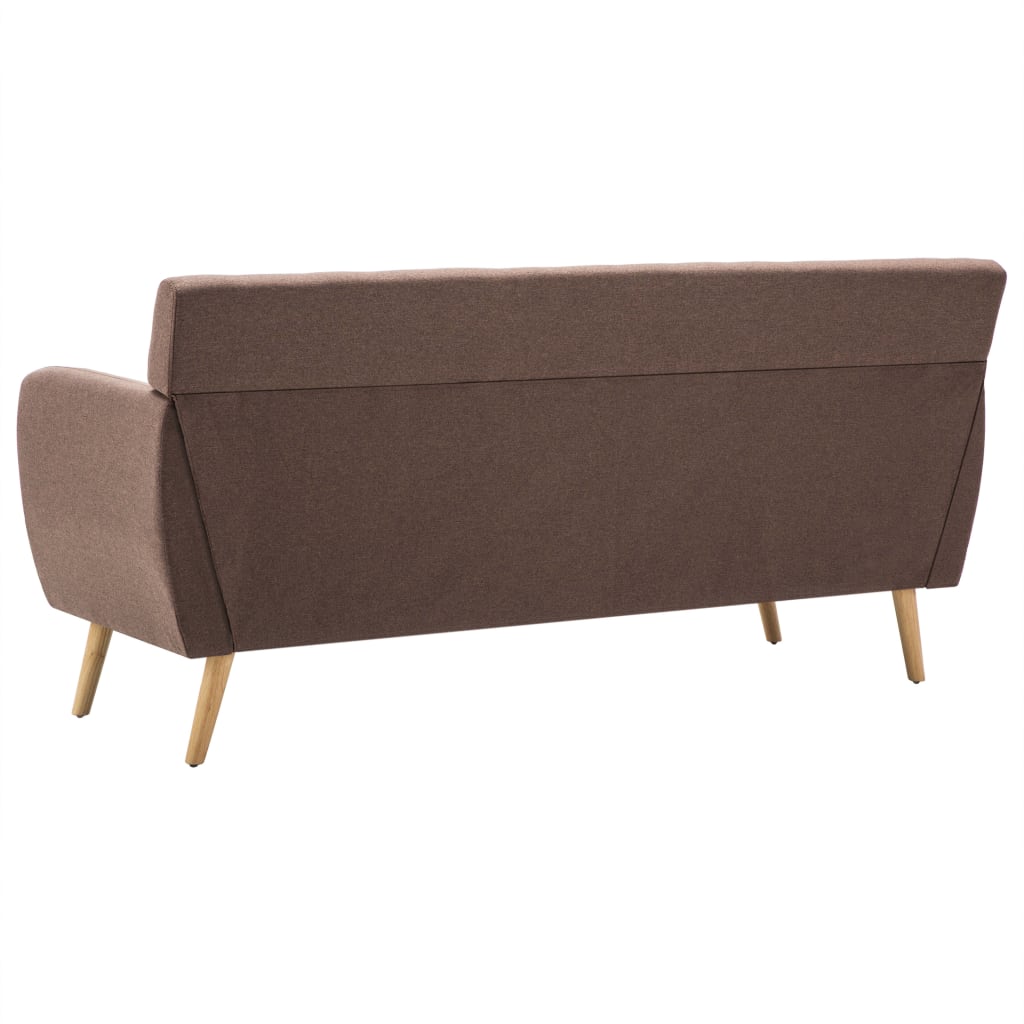 3-Sitzer-Sofa Stoff 172x70x82 cm Dunkelgrau