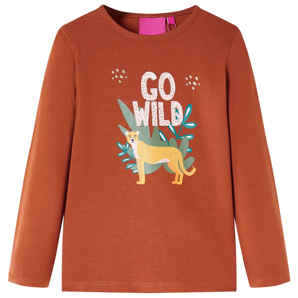 Kinder-Langarmshirt Hellrosa 128