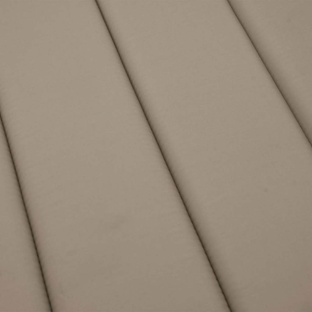 Sonnenliegen-Auflage Grau 180x60x4 cm Oxford-Gewebe