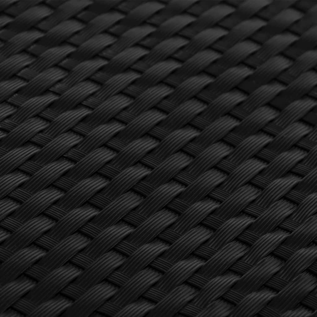 Balkon-Sichtschutz Anthrazit 300x90 cm Poly Rattan
