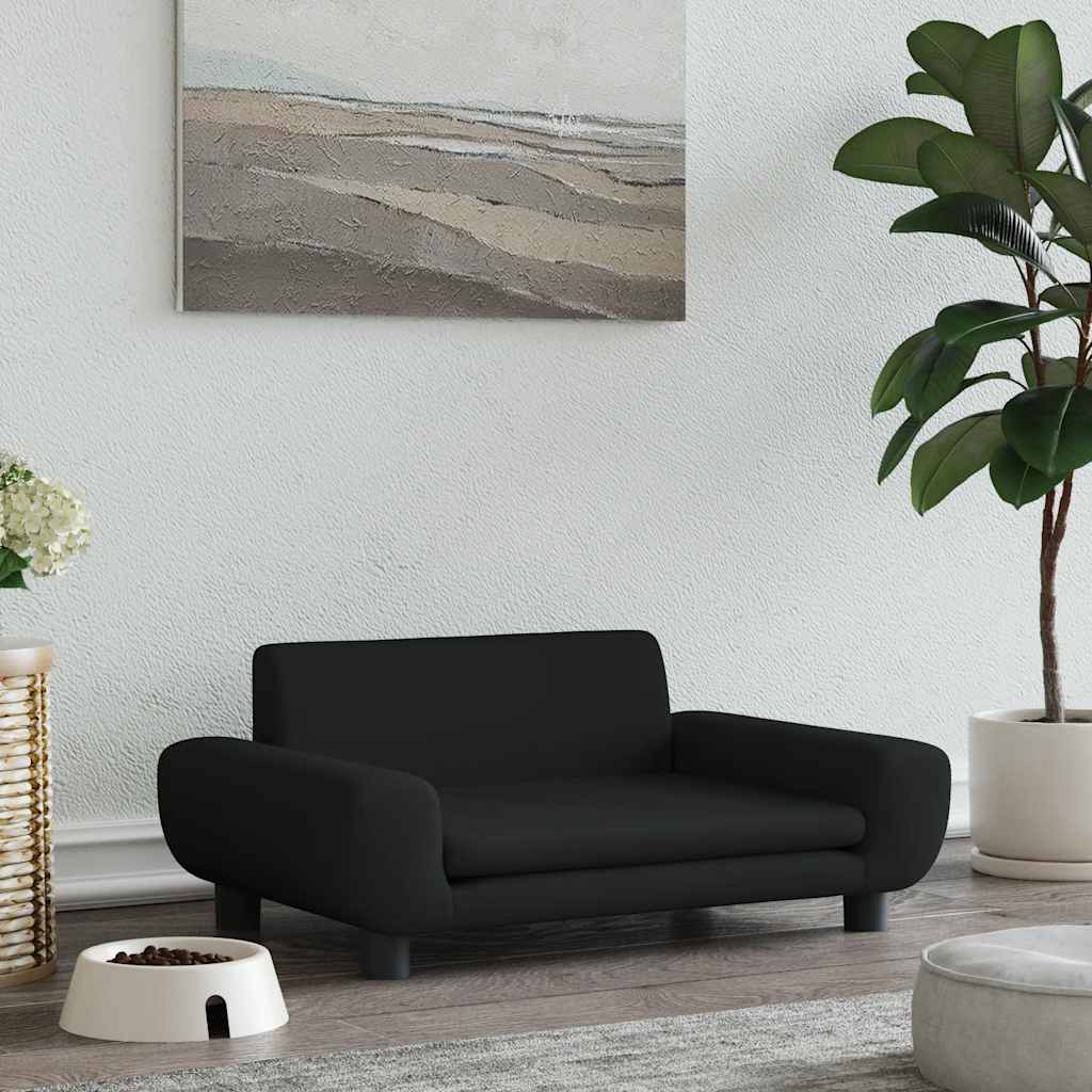 Hundebett Blau 100x54x33 cm Samt