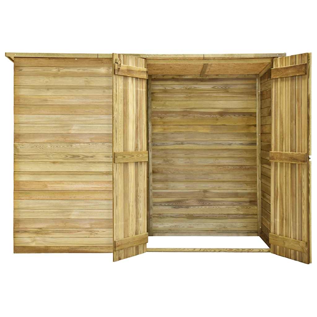 Garten-Geräteschuppen 123x50x171 cm Kiefernholz Imprägniert