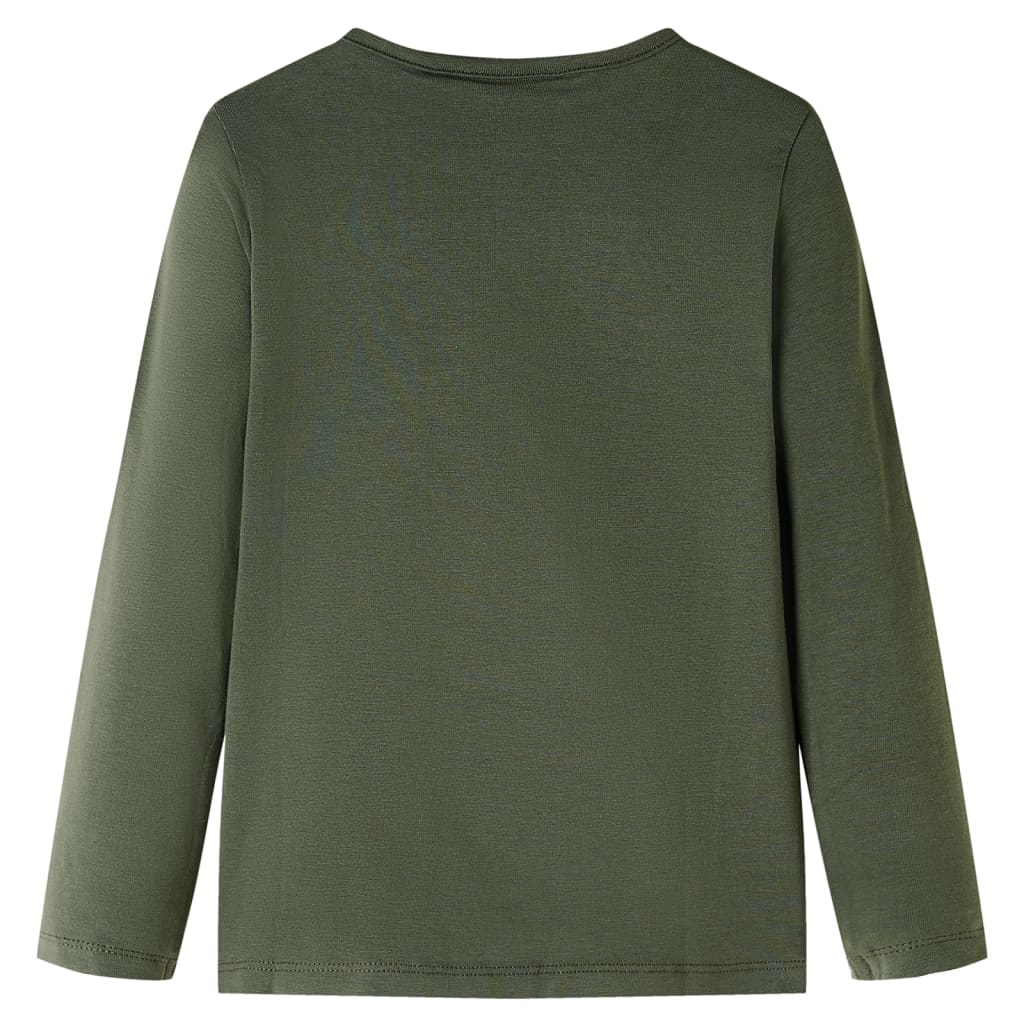 Kinder-Langarmshirt Marineblau 116