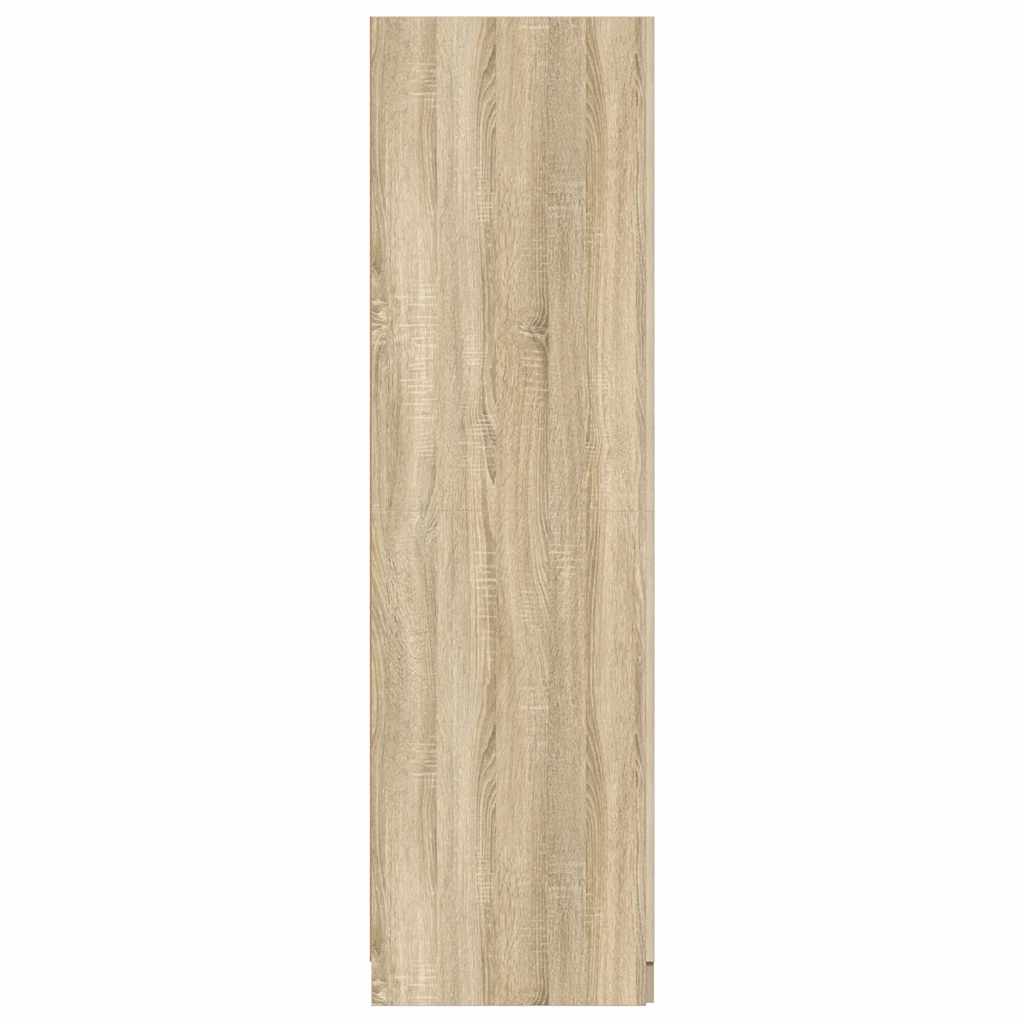 Kleiderschrank Weiß 80x52x180 cm Holzwerkstoff
