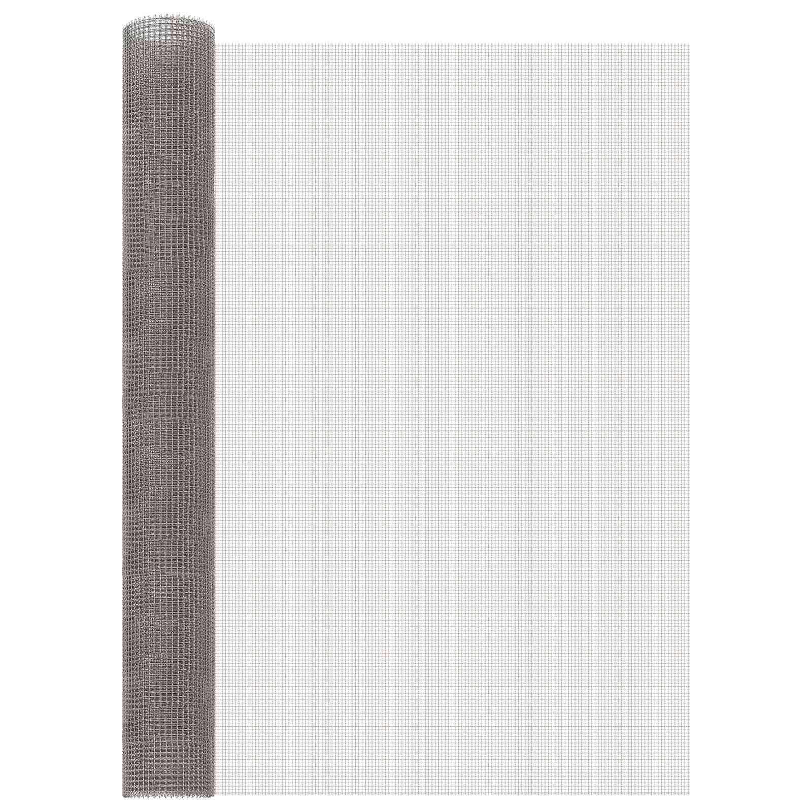 Mesh Bildschirm 20 x 500 cm 20 Mesh Edelstahl 201 Silber