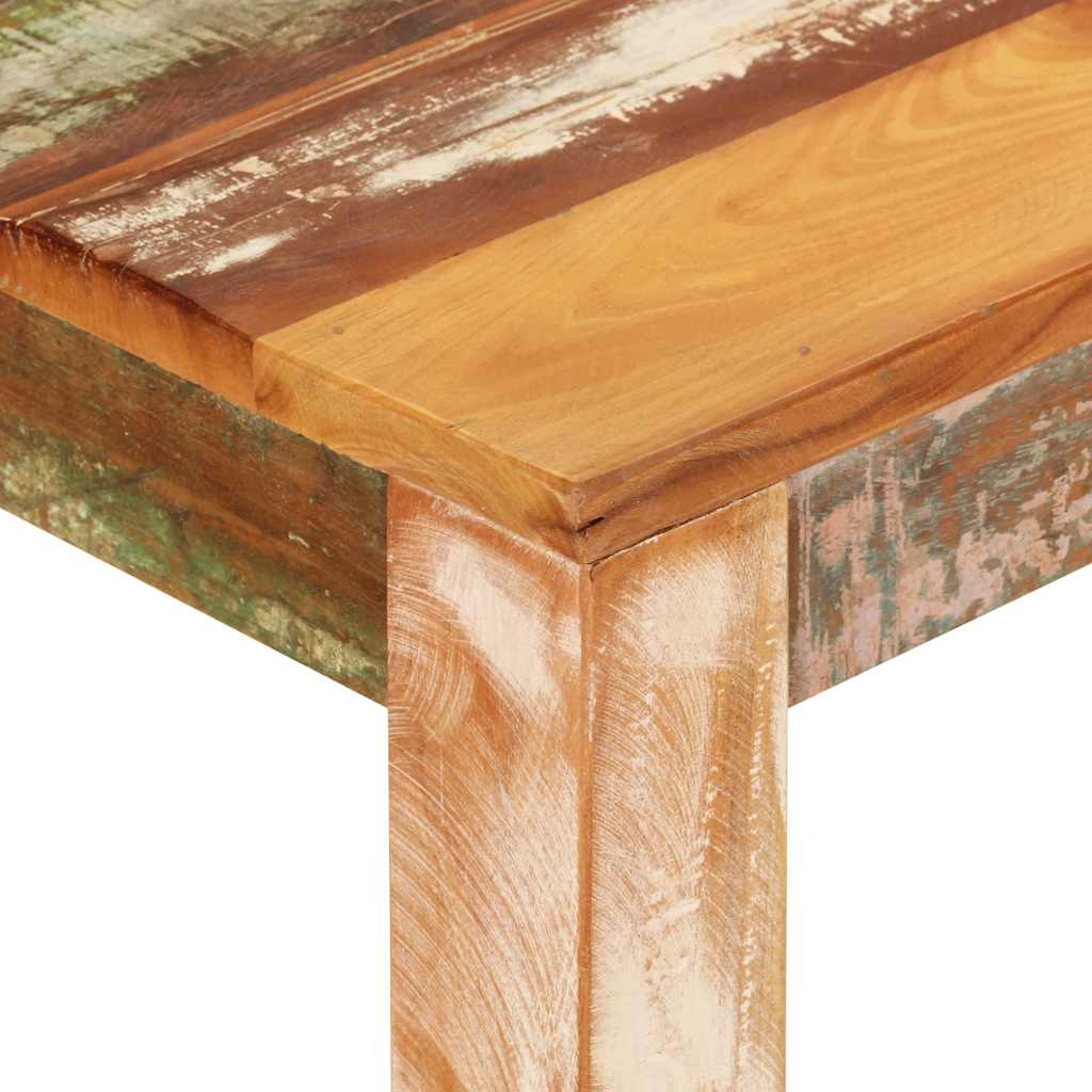 Konsolentisch 110x35x76 cm Raues Mangoholz