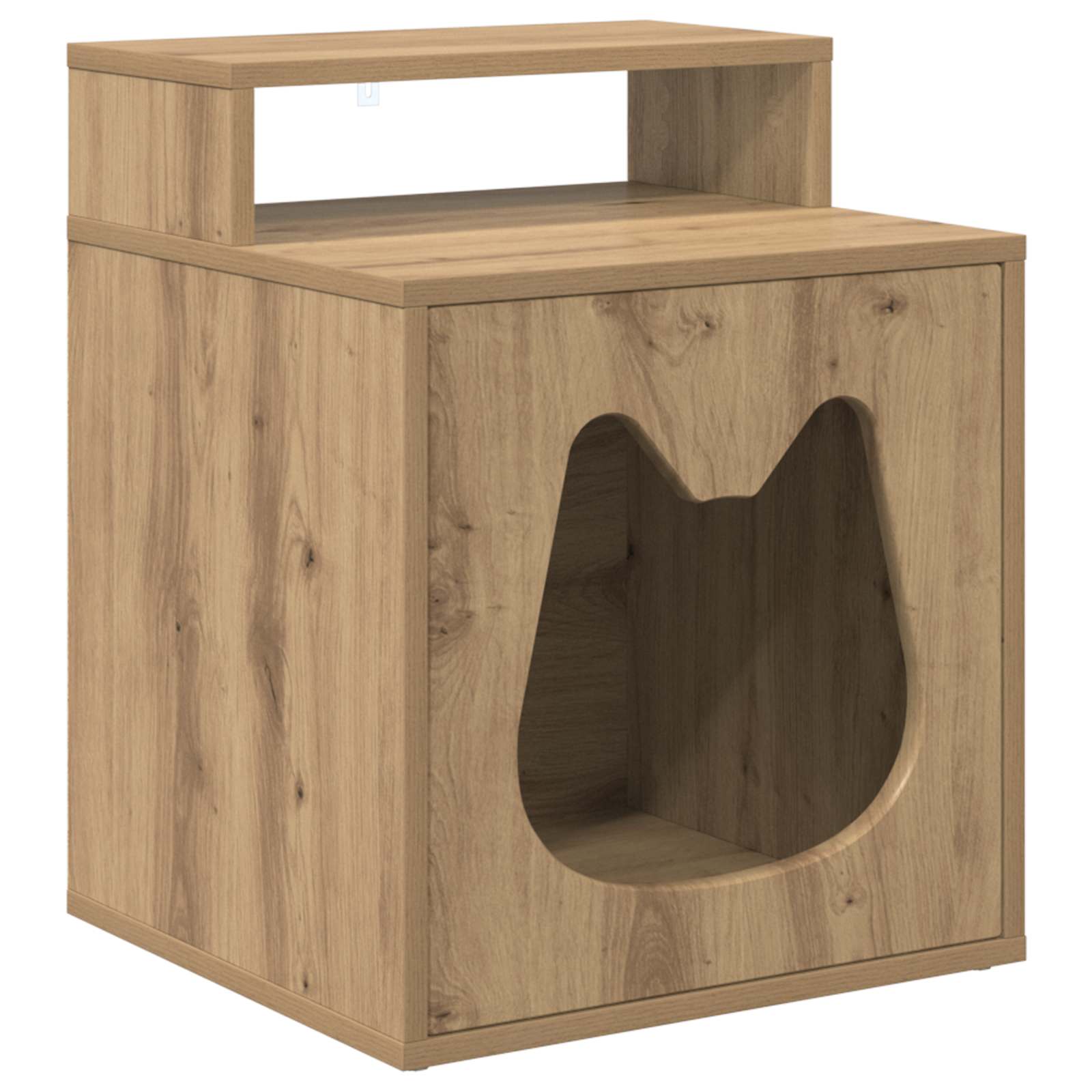 Katzenhaus Weiß 42,5 x 40 x 53,5 cm Holzwerkstoff