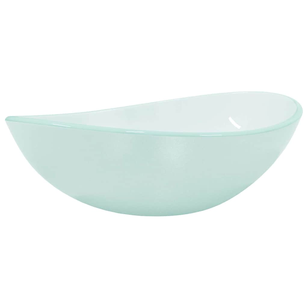Waschbecken Hartglas 54,5x35x15,5 cm Transparent