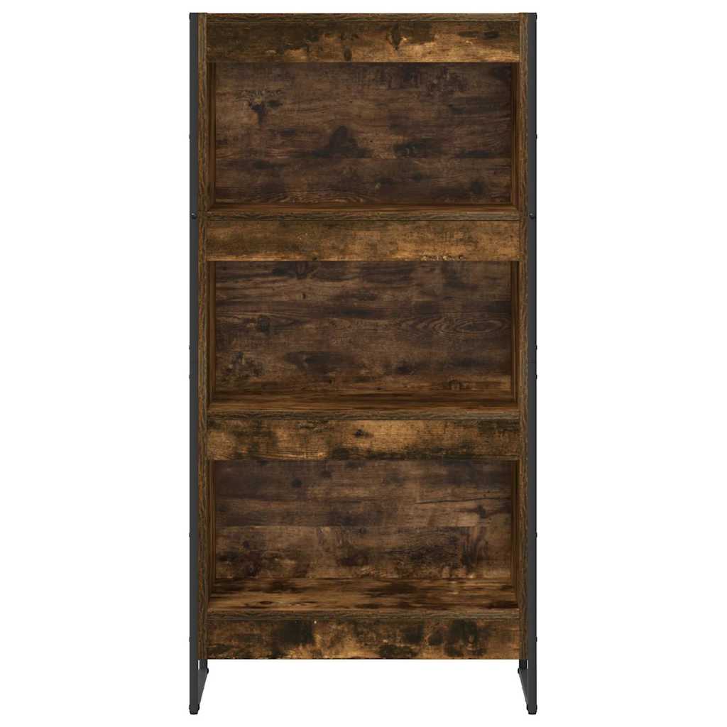 Bücherregal 2 pcs Schwarz Eichen-Optik 60 x 30 x 189,5 cm