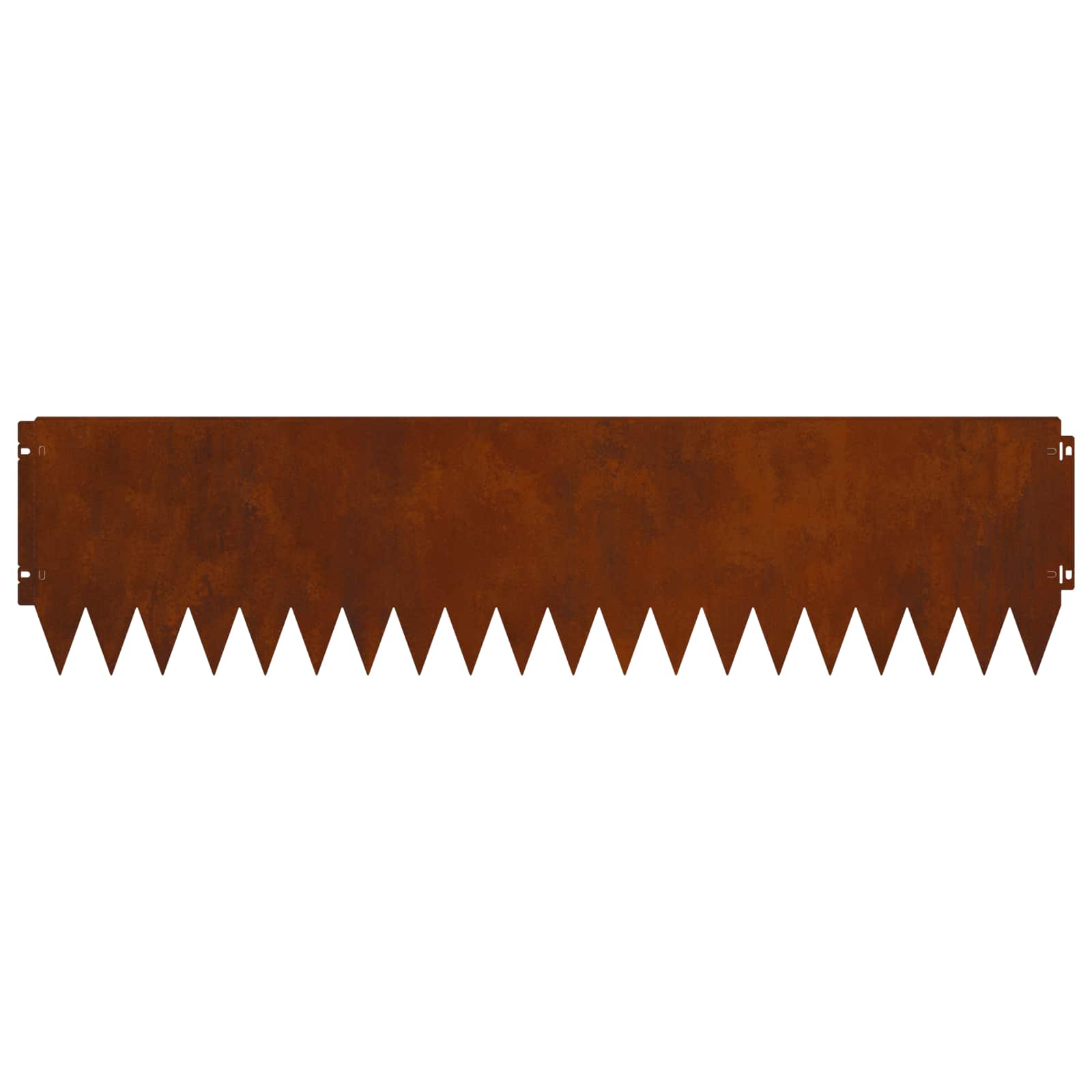 Raseneinfassung 10 pcs 103 x 10 cm Stahl Schwarz