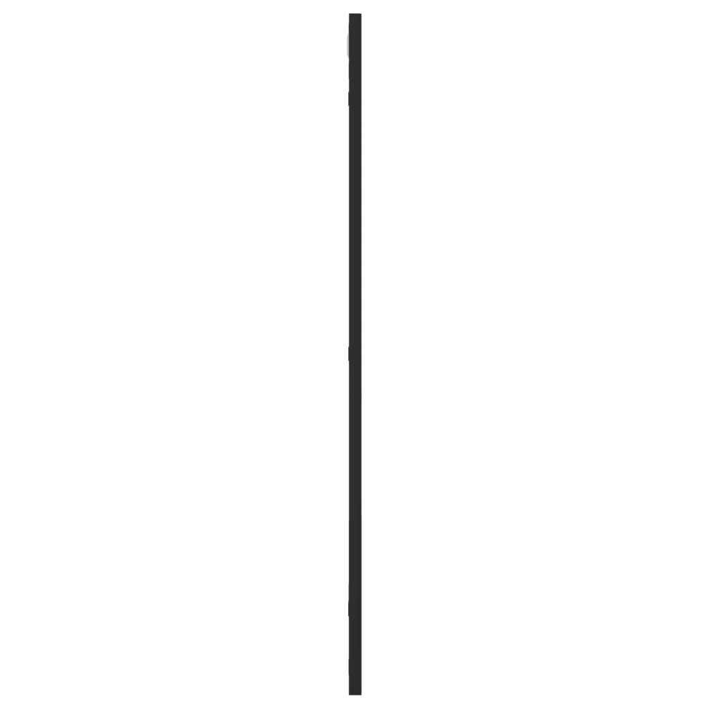 Wandspiegel Schwarz 60x40 cm Metall
