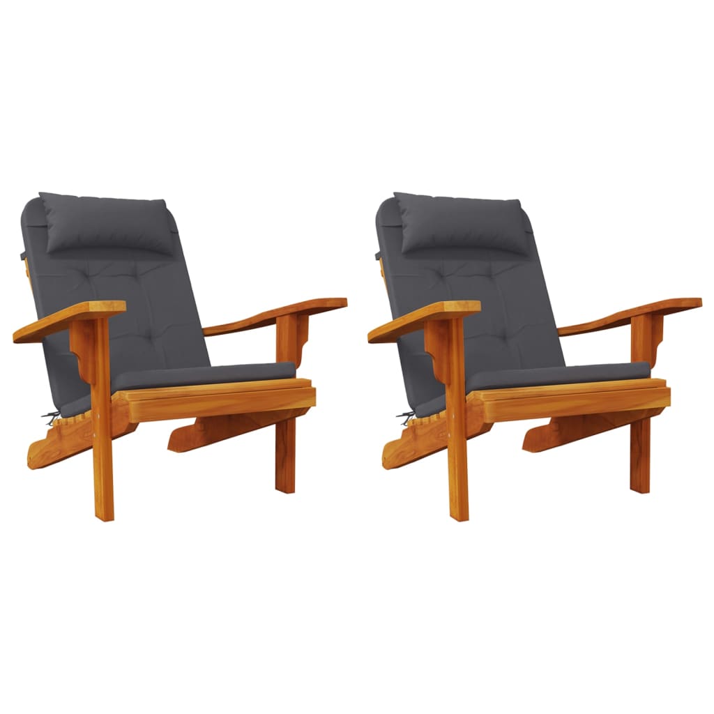 Adirondack-Auflagen 2 Stk. Hellblau Oxford-Gewebe