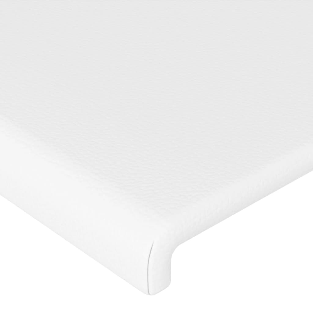 Kopfteil mit Ohren Creme 83x16x78/88 cm Kunstleder
