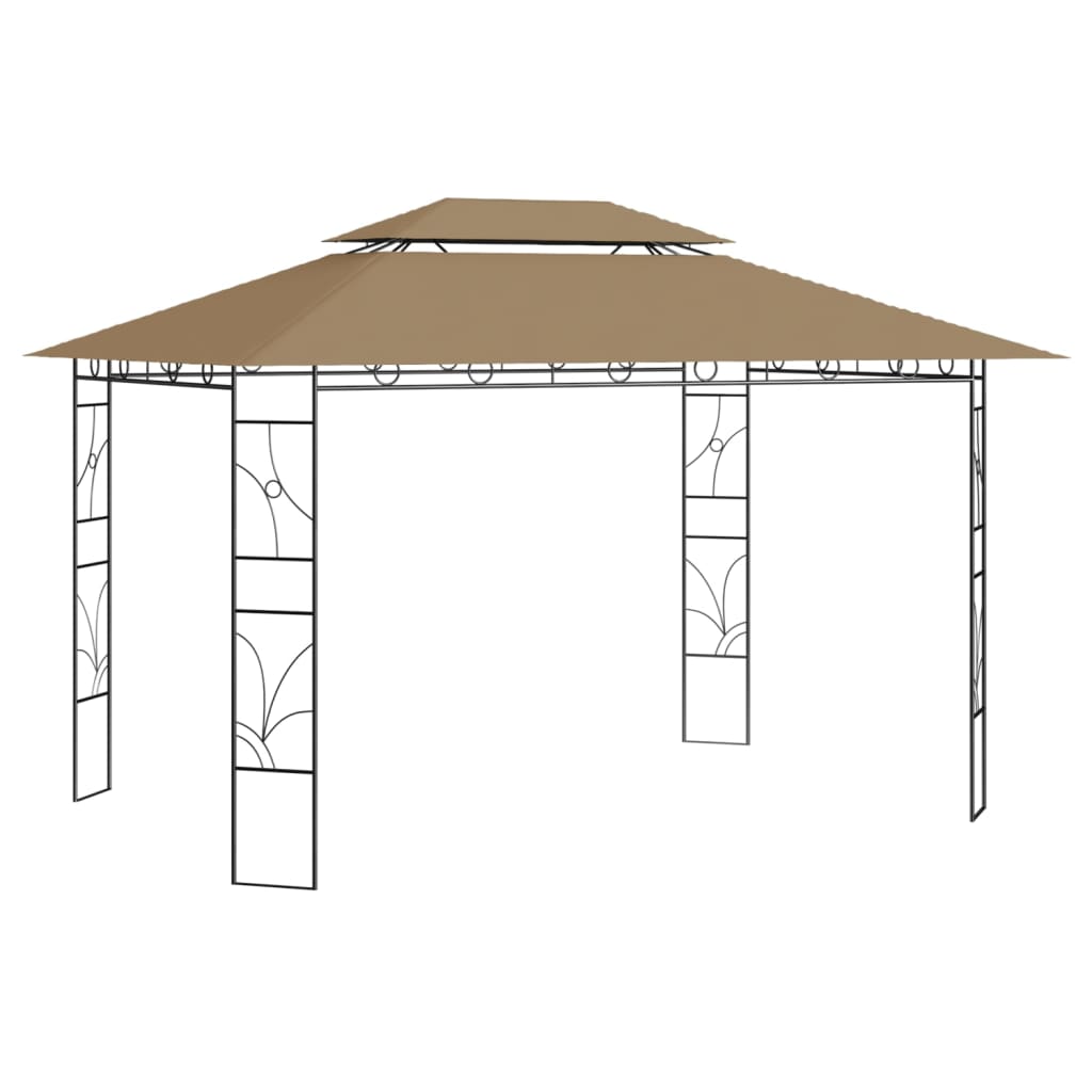 Pavillon 4x3x2,7 m Creme 160 g/m²