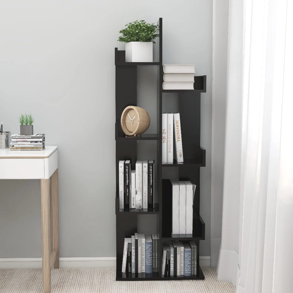 Bücherregal Weiß 86x25,5x140 cm Holzwerkstoff