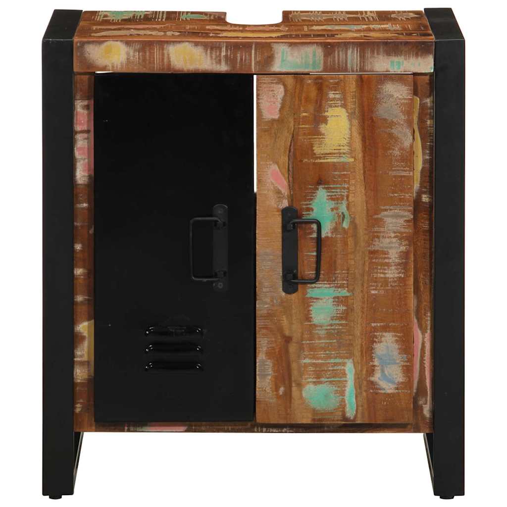 Badezimmerschrank Braun 55 x 35 x 60 cm Massivholz Mango