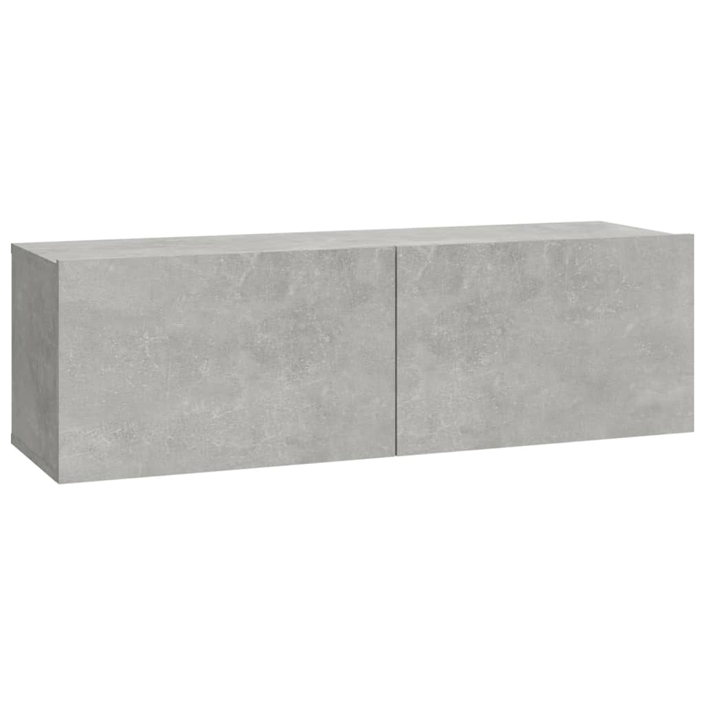 4-tlg. TV-Schrank-Set Weiß Holzwerkstoff