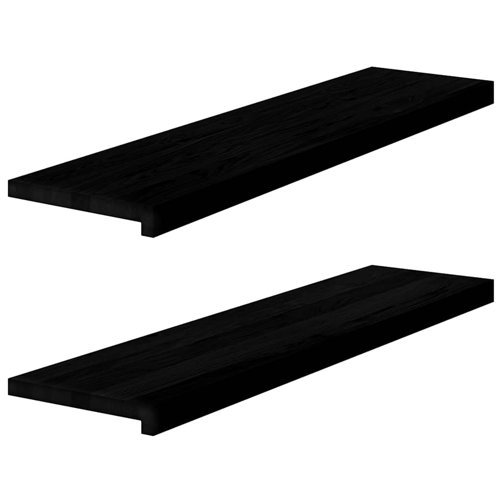 Treppenstufen 4 Stk. Unbehandelt 70x25x2 cm Massivholz Eiche