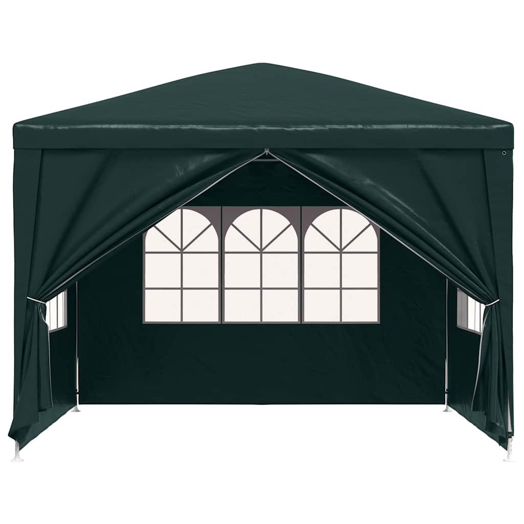Party-Zelt 400 x 300 x 255 cm Rot PE und Stahl