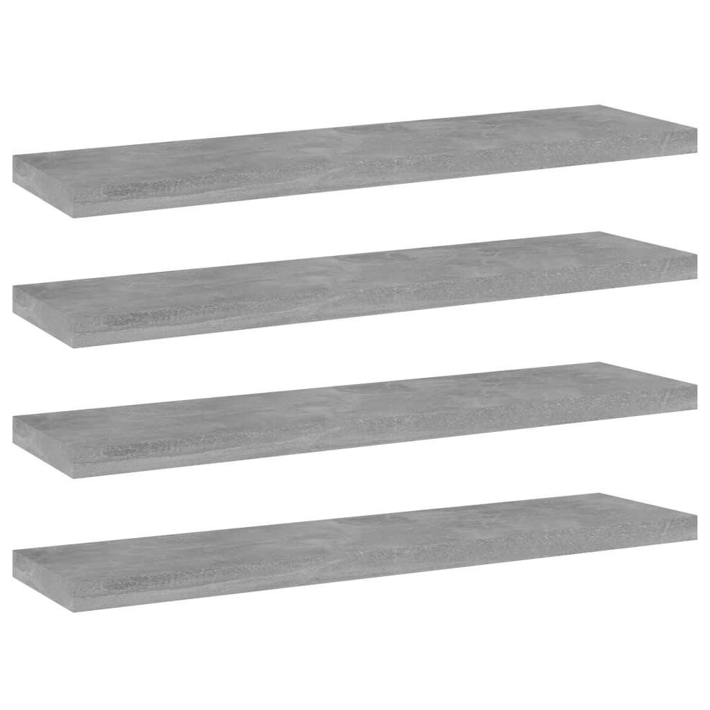 Bücherregal-Bretter 4 Stk. Weiß 40x10x1,5 cm Holzwerkstoff