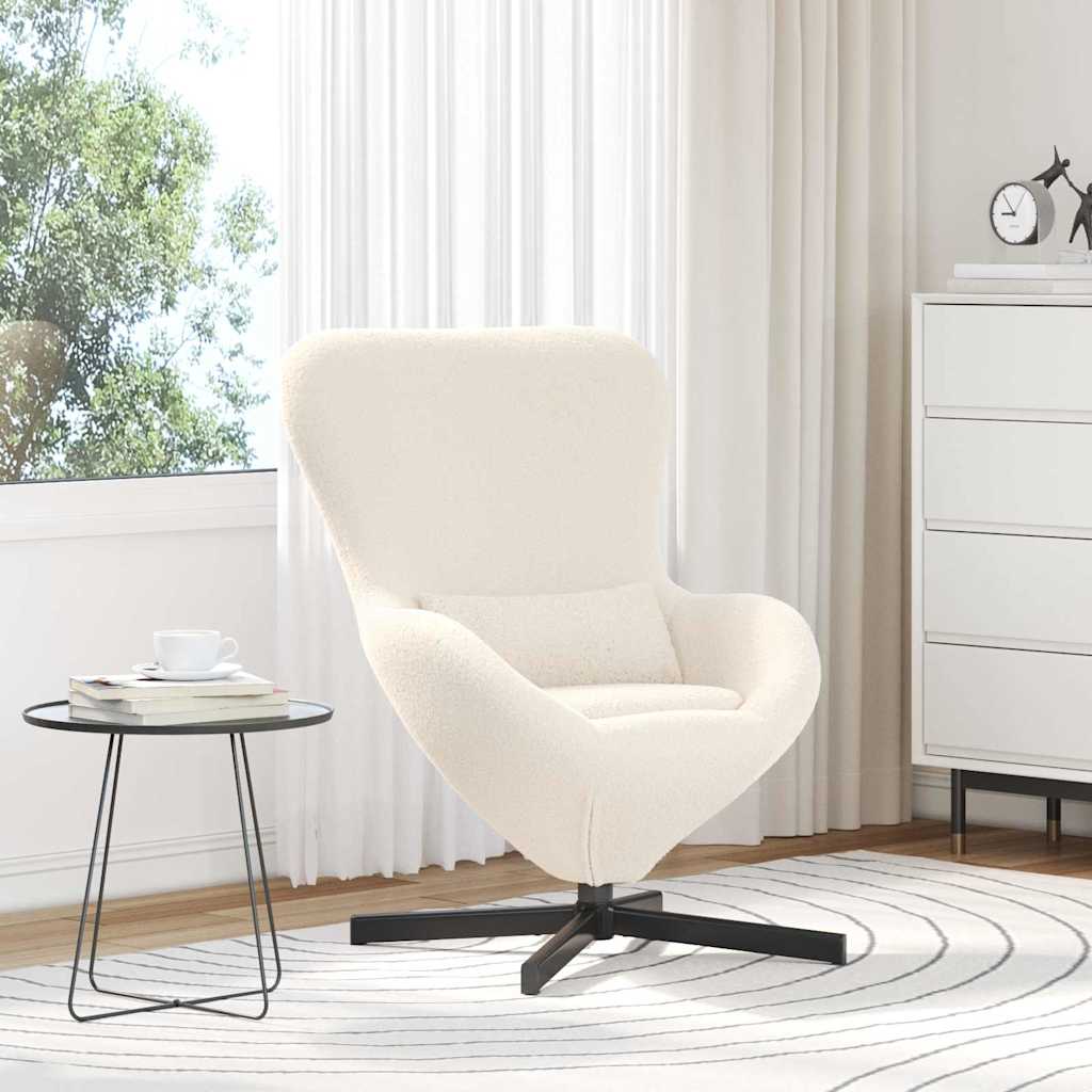 Eiersessel Hellgrau 63 x 73 x 90 cm Stoff
