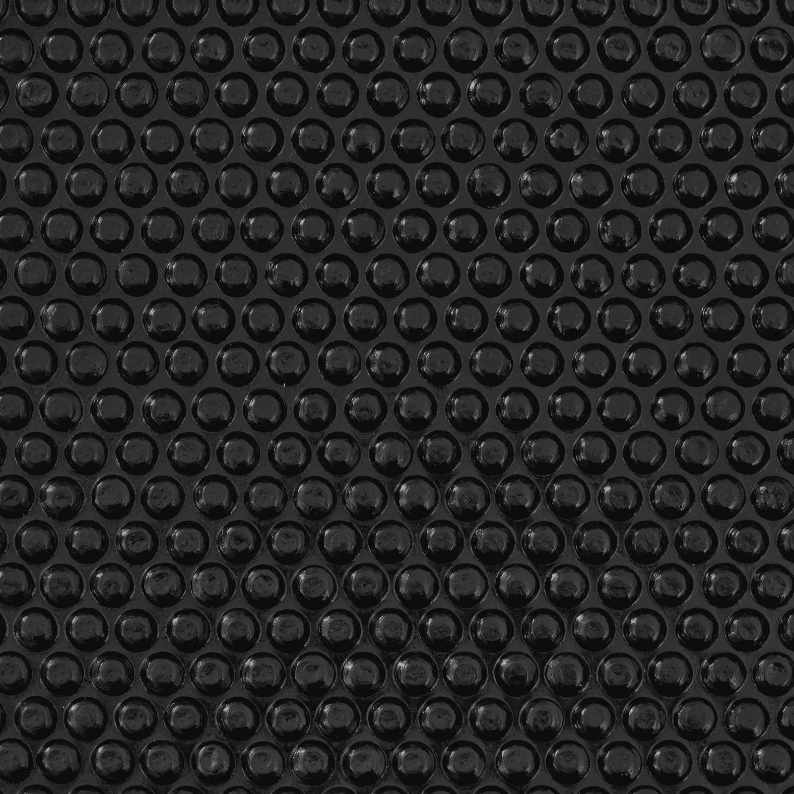 Solar Poolabdeckung Hochwertig Ø 210 cm 200 μm Rund PE Schwarz