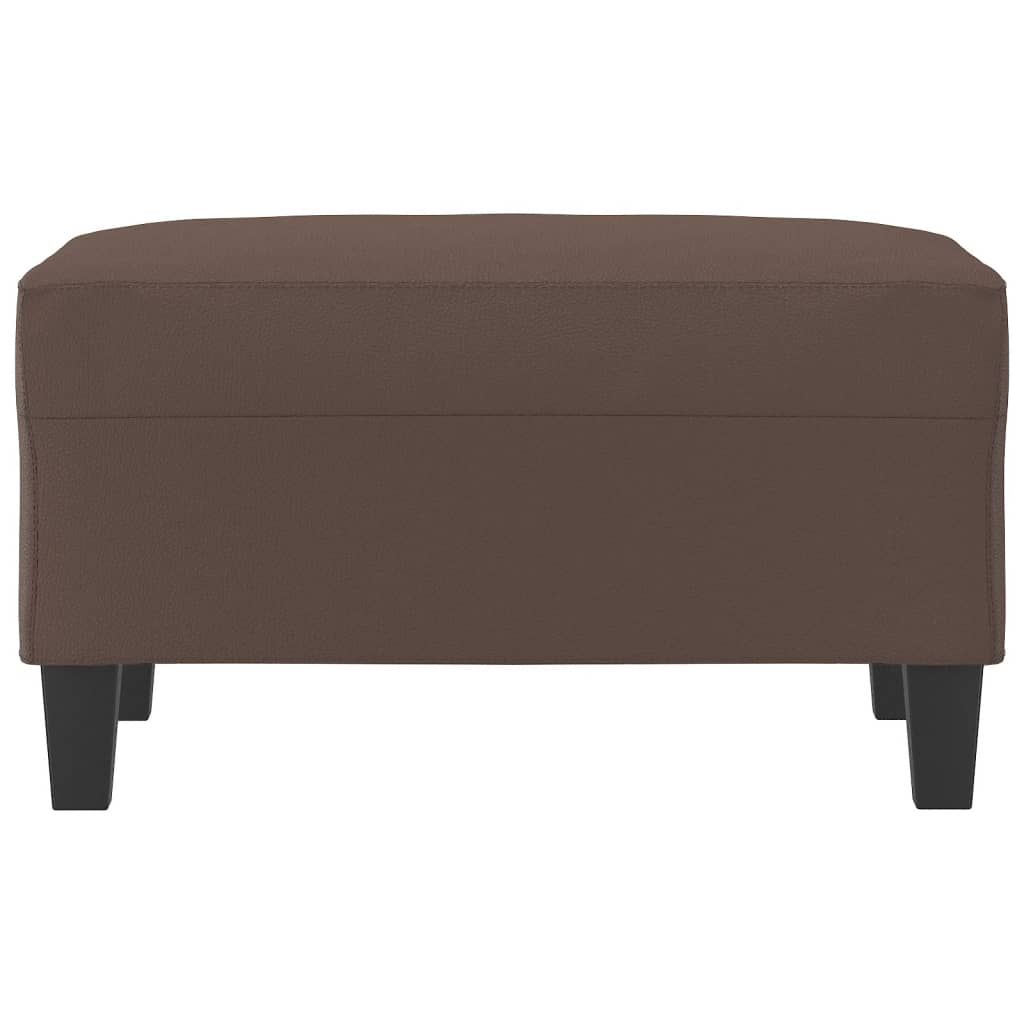 Fußhocker Schwarz 60x50x41 cm Kunstleder