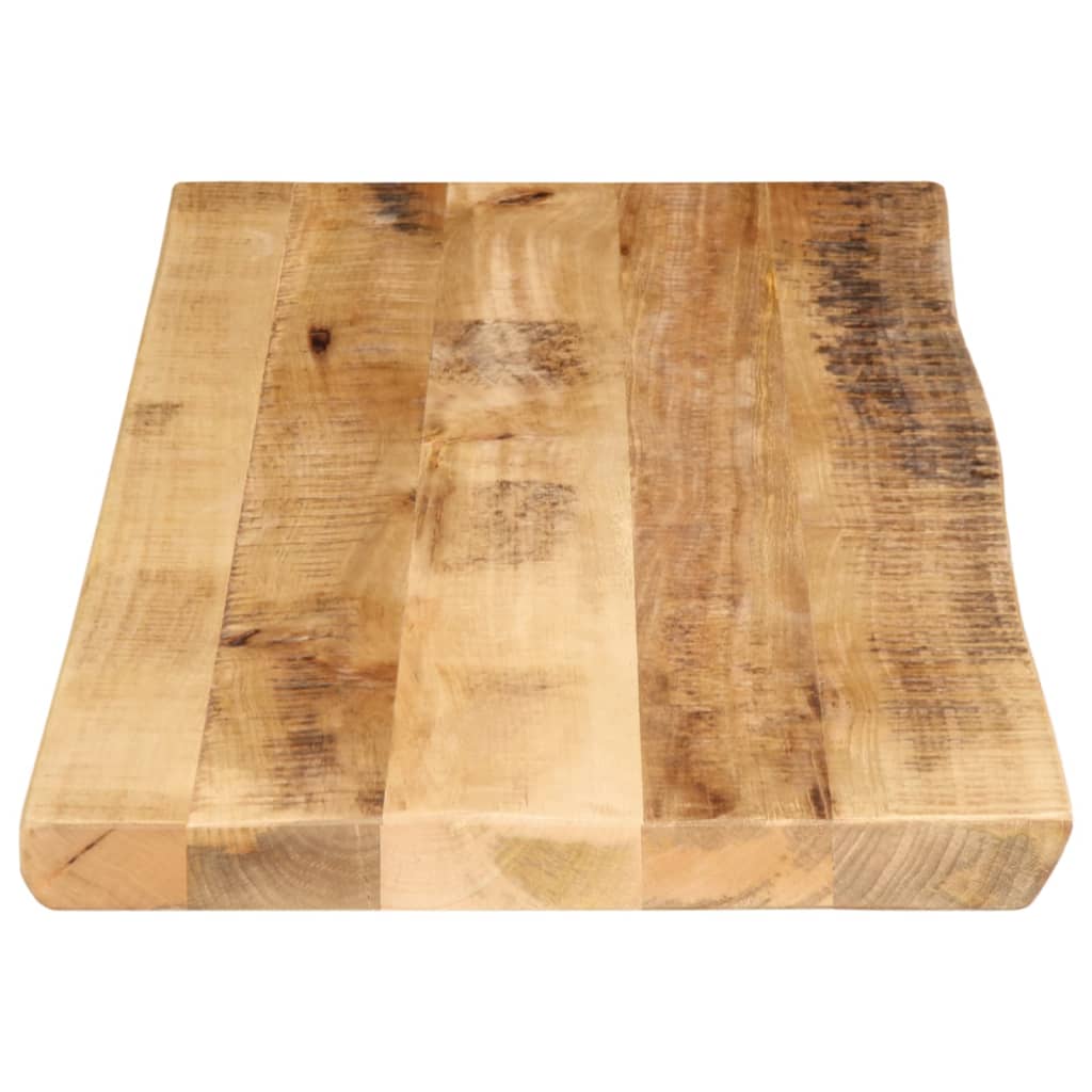 Tischplatte 40x40x2,5 cm Rechteckig Massivholz Akazie Baumkante